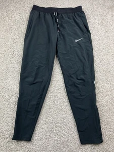 Nike Dri-Fit Phenom Elite Pants Mens Medium Black Dri-Fit Running CV7439-010 - Picture 1 of 16