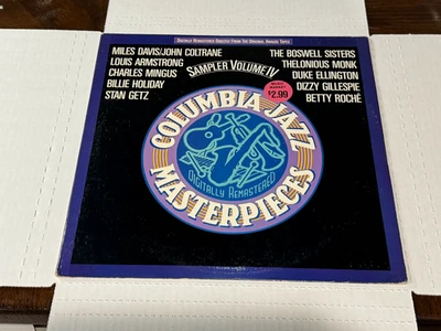Columbia Jazz Masterpieces Sampler Vol. IV- LP 1988 Columbia CJ 44113 Promo - Image 1 of 2
