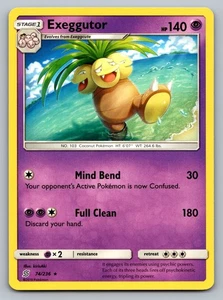Pokemon TCG Unified Minds Exeggutor #74 - Foto 1 di 2