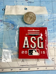 ASG 2015 rojo blanco negro imán flexible nuevo en paquete - Imagen 1 de 2