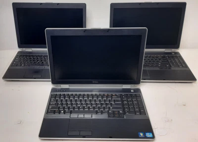Lote de 3 Dell Latitude E6530 Intel Core 3ª Gen. 4GB RAM SIN BATERÍA/HDD/CARGADOR Foto 1 de 4