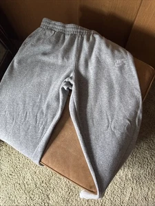 Nike Youth Boys X-Large Gray Jogger Sweatpants - Picture 1 of 5