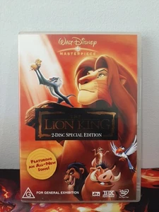 The Lion King Special Edition (DVD, 1994, 2-Disc) Disney 🍿Fast Tracked Shipping - Picture 1 of 4