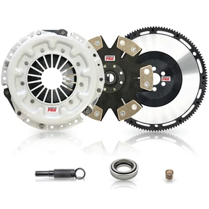 Kit de embrague ClutchMaxPRO etapa 4 + volante cromado para camioneta Frontier 2,4 L 96-99 - Imagen 1 de 7