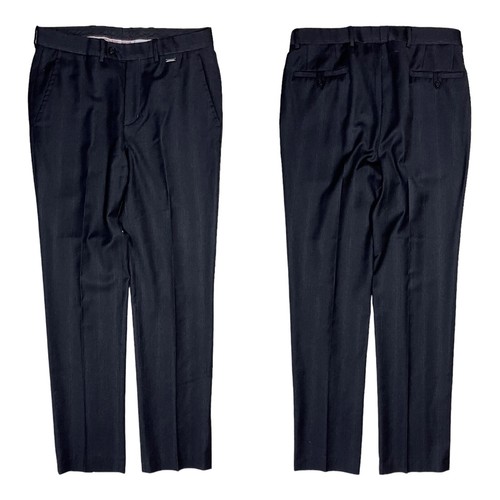 Pantaloni abito classico grigio lana Versace taglia 48