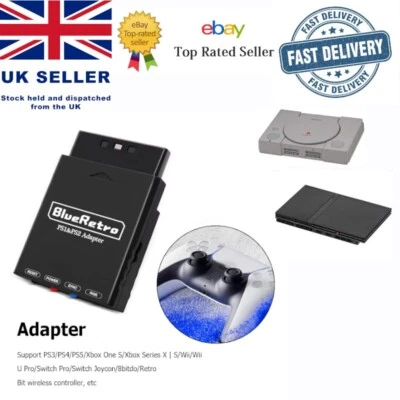 Playstation 2 Wireless Controller Adapter Official Modern pads On PS2 PS1 System - Image 1 of 4