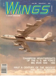 WINGS V20 N3 USAF BOMBER B-36 B-47 B-52 C-124 B-32 B-52 B-45 B-48 XB-43 COLOR SK - Picture 1 of 1