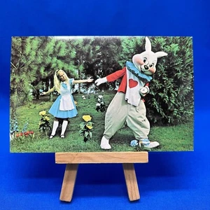 Walt Disney World Vintage Postcard Hurry Alice...We're Late ~ Unposted - Picture 1 of 6