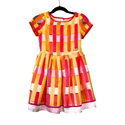 Vestido de fiesta vibrante Moschino para niños y niñas talla 5 Foto 1 de 4