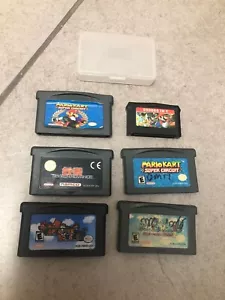 5 cartuchos Game Boy Advance Mario Advance Advage 2 Kart Circuit Tekken - Imagen 1 de 1