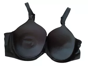 Auden Women's Bra Size 44D Black Lightly Lined Full Coverage T-Shirt Bra NWT - Picture 1 of 7