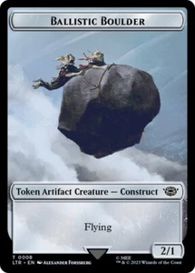 Ballistic Boulder Token - 0008 - Common - Lord of the Rings LTR MTG - Picture 1 of 1