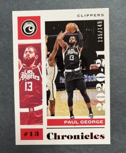 Paul George 2020-21 Panini Chronicles Card No. 37 Red Parallel #’d   /149 - Picture 1 of 2