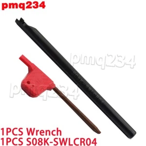 S08K-SWLCR04 8*125mm right hand lathe internal tool holder boring bar For WCMT04 - Picture 1 of 5