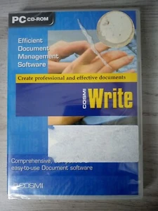 COSMI WRITE DOCUMENT MANAGEMENT SOFTWARE PC CD-ROM - FACTORY SEALED VINTAGE - Picture 1 of 2