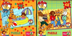 Watch & Plays Arthur - 48 Pieces Jigsaw Puzzle (Set of 2) - Picture 1 of 1