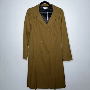 Pendleton Damen 100 % Merinowolle zweireihiger Trenchcoat Größe 10 neu mit Etikett Mängel - Bild 1 von 7