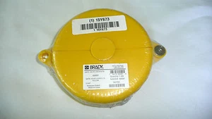Brady Gate Lockouts 65591 Yellow 2.5" x 5" NEW - Picture 1 of 3