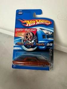 Hot Wheels Faster Than Ever 1964 Chevy Impala Pin Head #3/5 G55 - Picture 1 of 1