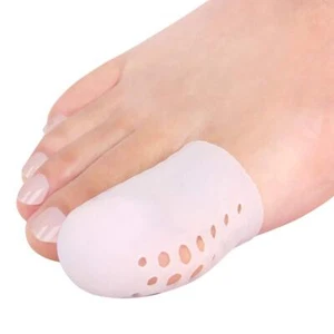 10Pcs Silicone Breathable Gel Toe Caps for Big Toe Corns Callus Blisters Ingrown - Picture 1 of 7