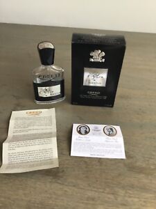 Creed aventus empty bottle with box and paperwork