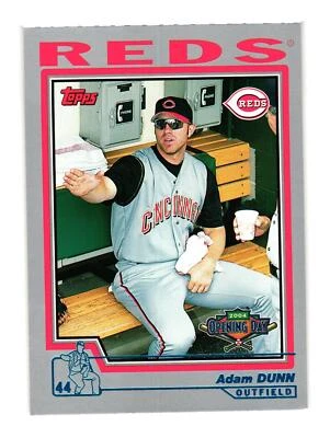 2004 Topps Opening Day #76 Adam Dunn Cincinnati Reds - Image 1 of 2