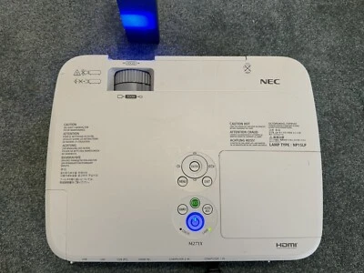 NEC NP-M271X HDMI USB 3LCD Projector 4472 Lamp Hours 11% life remain Lt:008-019 - Image 1 of 4