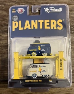 Máquinas M2 Auto Elevador Paquete de 2 Lanzamiento 25 1960 VW Delivery Van Planters R25 - Imagen 1 de 2