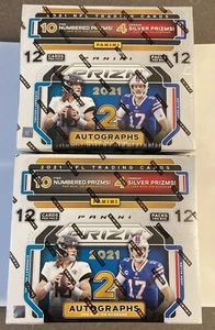2021 Panini Prizm Football Hobby Box +  First Off The Line Box FOTL NEW Sealed - Picture 1 of 4