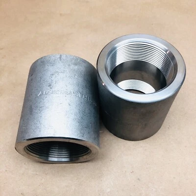  LOT OF 2 ANVIL 2" T2466 PIPE COUPLING A/SA182 F316/F316L -B16 3M - Image 1 of 4