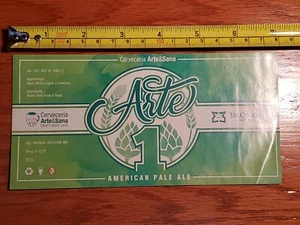 ARTE & SANA Brewing Co. Sticker~NEW! Craft Beer Brew Brewery Logo Decal~IPA~ALE - Picture 1 of 2