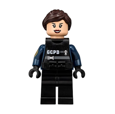 Lego GCPD Oficial 70915 Equipo SWAT, Minifigura Mujer Batman Película Superhéroes Foto 1 de 2