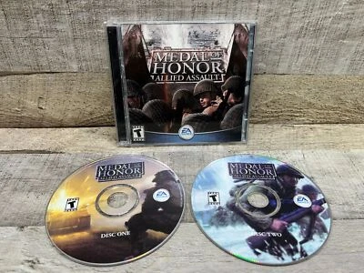 Medal of Honor: Allied Assault (PC, 2002) (2 disk set) Discs resurfaced - Image 1 of 4