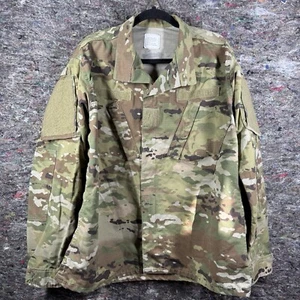 US Military Army OCP Coat Shirt MultiCam Nylon Cotton Large Regular Camo - Bild 1 von 14
