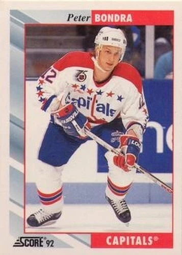 #165 Peter Bondra - Washington Capitals - 1992-93 Score USA Hockey - Image 1 of 1