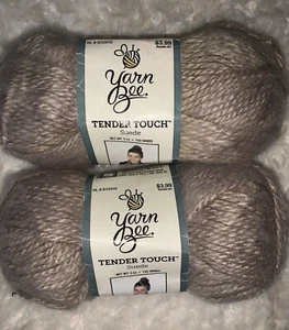 2 Yarn Bee Tender Touch Color is Suede 135 yds ea, Bulky - Picture 1 of 4
