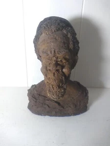 African Culture Tribal Tribe Art Head Bust Statue - Picture 1 of 11