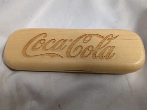 Vintage Coca Cola engraved wooden pen in wooden case - Picture 1 of 7