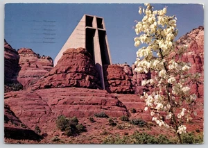 Sedona Arizona Chapel of the Holy Cross Bob Bradshaw c1970s Postcard - Picture 1 of 2