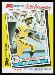 1982 Topps Kmart 20th Anniversary AL & NL MVP's Willie Stargell #37 Karte Piraten - Bild 1 von 2