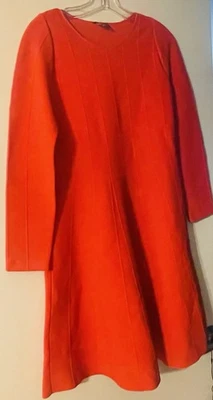 Hermoso Vestido Giorgio Armani ROJO Mujer Damas Viscosa y Poliéster Italia Talla 46 Foto 1 de 4