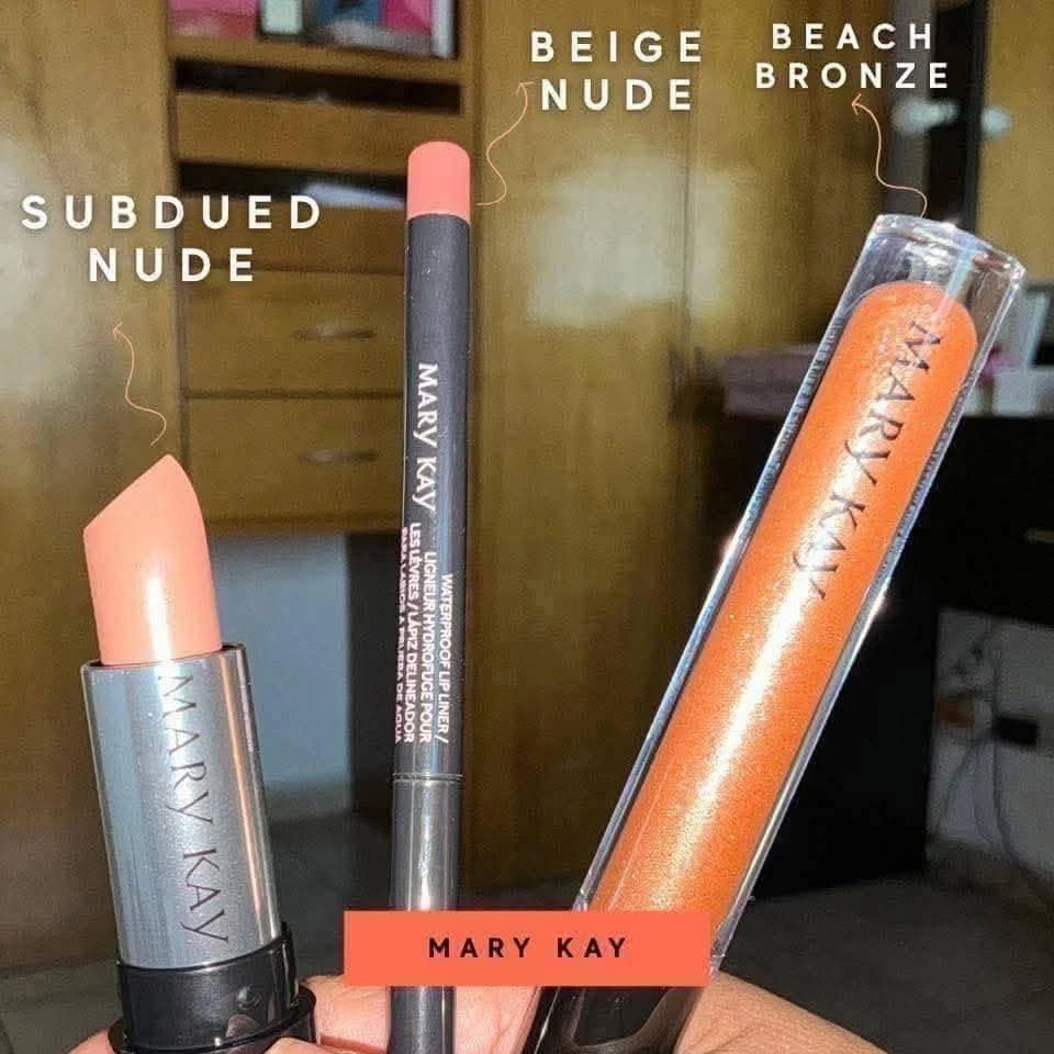 Lápiz labial Mary Kay tenue beige delineador de labios desnudo playa bronce brillo labial nuevo Foto 1 de 1