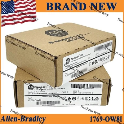 AB 1769-OW8I SER B CompactLogix Relay Output Module New Original 1769OW8I - Image 1 of 4