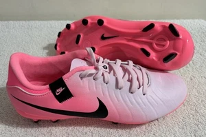 Men's Nike Tiempo Legend 10 Academy FG/MG Pink Soccer Cleats Size 6 DV4337-601 - Picture 1 of 5