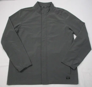 Travis Mathew Performance Jacket Gray Stretch Golf Full Zip Men's Size Large L - Picture 1 of 5