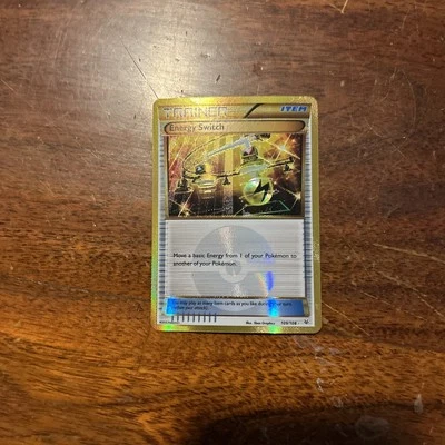 Pokemon TCG Energy Switch Secret Rare 109/108 XY Roaring Skies - LP - Image 1 of 2