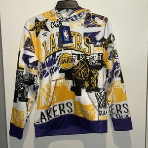 100% Authentic Los Angeles Lakers NBA Hoodie Youth Boys S 8 - Picture 1 of 5