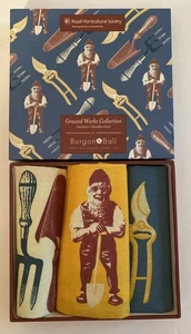3 ROYAL HORTICULTURAL SOCIETY Burgon & Ball Handkerchief Hankies 100% Cotton NIB - Picture 1 of 16
