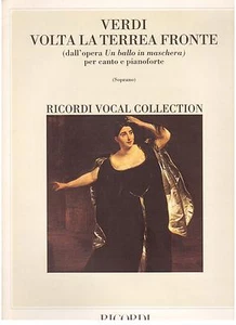 Verdi: Volta La Terrea Fronte Aria Per Soprano Da Un Ballo In Maschera Ricordi - Picture 1 of 1