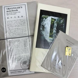 TRAVELER'S COMPANY Traveler's Notebook Chichu Art Museum Limited Edition w/charm - Picture 1 of 7